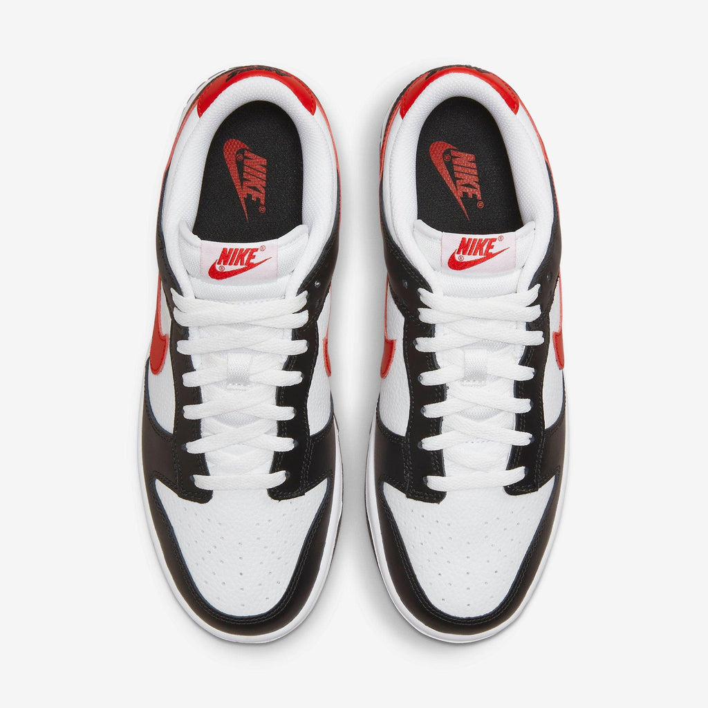 NIKE Dunk Low Black White Red - Foot Arena