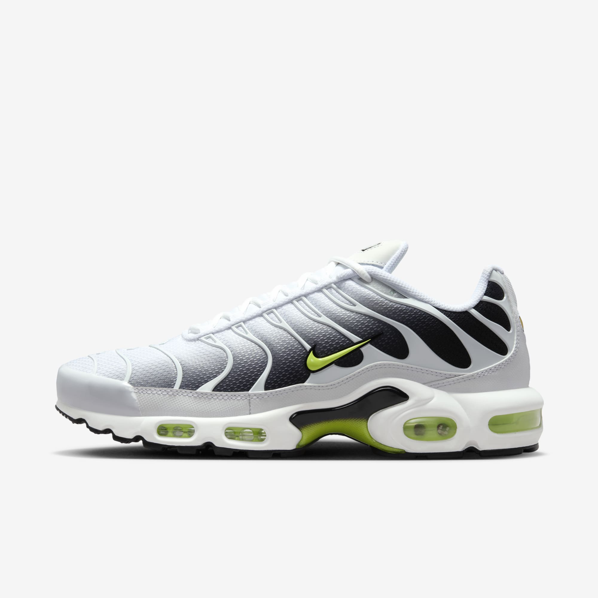 Nike Air Max Plus White Black Volt