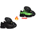 Nike Tn Air Max Plus Noir Vert / Green Change Couleur Avec Feu